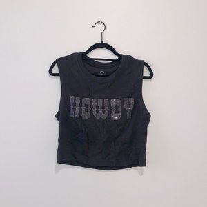 Urban Outfitters Devon Howdy Cutout Tank Top Size XL